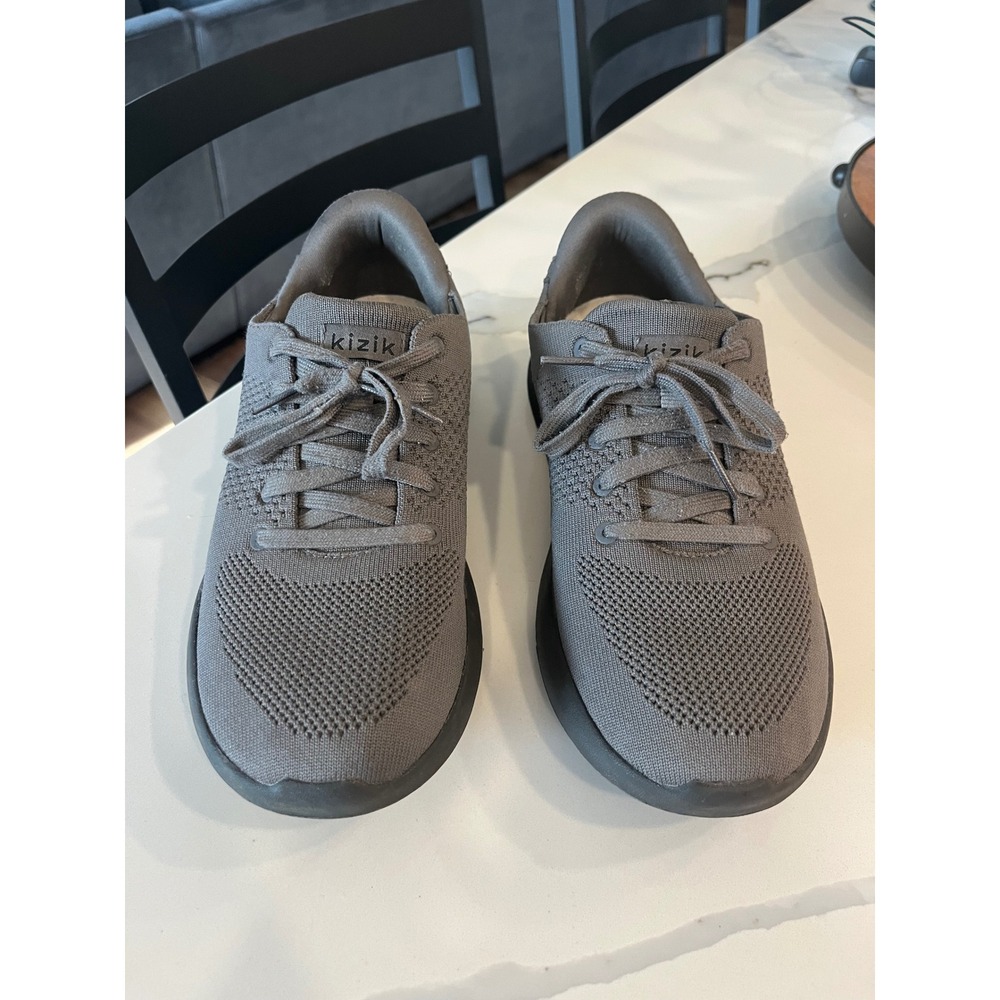 Kizik Lima Hands Free Slip On Sneakers Men 8 Women 9.5 Gray Mesh Athletic Shoes